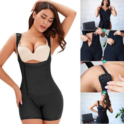 curvypower-au Shapewear Women Underbust Slimming Shapewear Short Faja With Side Zipper