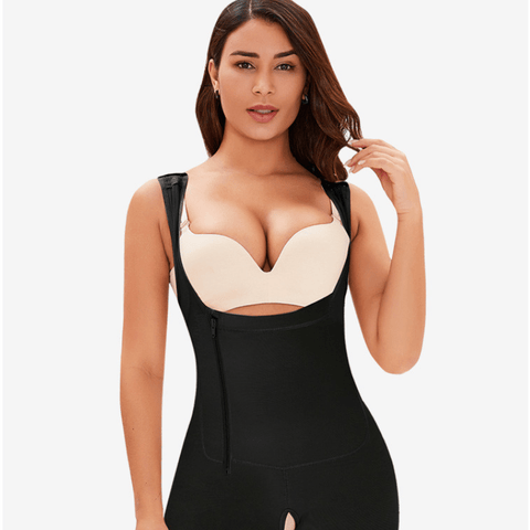 curvypower-au Shapewear Women Underbust Slimming Shapewear Short Faja With Side Zipper
