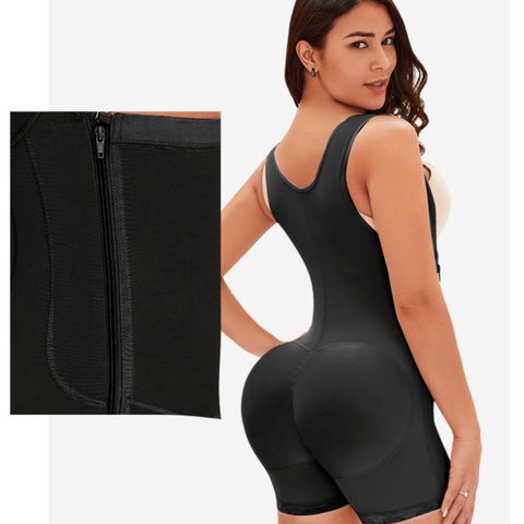 curvypower-au Shapewear Women Underbust Slimming Shapewear Short Faja With Side Zipper