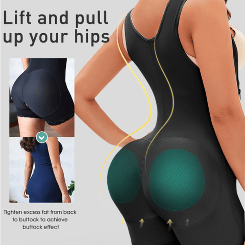 curvypower-au Shapewear Women Underbust Slimming Shapewear Short Faja With Side Zipper