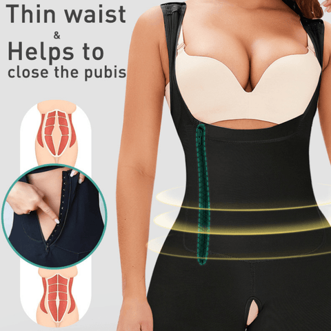 curvypower-au Shapewear Women Underbust Slimming Shapewear Short Faja With Side Zipper