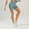 curvypower-au Shorts Light Blue / S Wide Waist Band Seamless Yoga Sports Shorts For Women