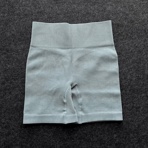 curvypower-au Shorts Wide Waist Band Seamless Yoga Sports Shorts For Women