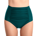 curvypower-au Swimwear Olive / S Women's High Waisted Plus Size Bikini Brief