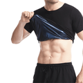curvypower-au T-shirt shapewear Blue / S/M Men Hot Sweat Sauna Compression T-shirt