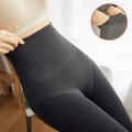 curvypower-au tights Deep Black / Full Foot / Medium Thick Women Fleece Lined Waist Shaper Thermal Translucent Tights
