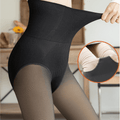 curvypower-au tights Translucent Black / Full Foot / Thin Women Fleece Lined Waist Shaper Thermal Translucent Tights