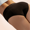 Curvypower | Australia Black High Waist Comfy Ventilation Holes Underwear For Females