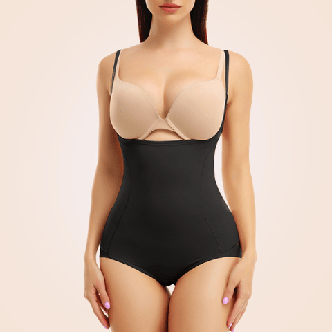 Curvypower | Australia Black / M One Piece Waist Sculpting Mesh Underwear Bodyshaper