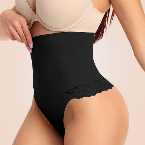Curvypower | Australia Black / S Butt Lifting Tummy Control Body Shaping Thong Underwear