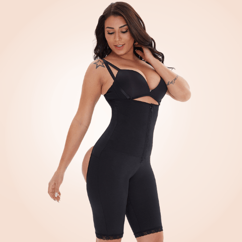 Curvypower | Australia bodysuit Exposed Buttocks Sexy Body Shapewear