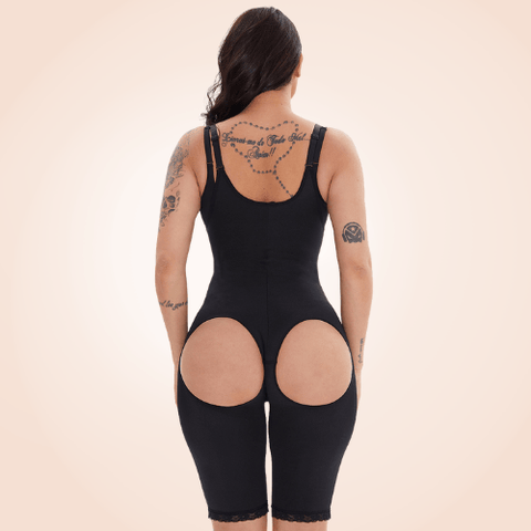 Curvypower | Australia bodysuit Exposed Buttocks Sexy Body Shapewear