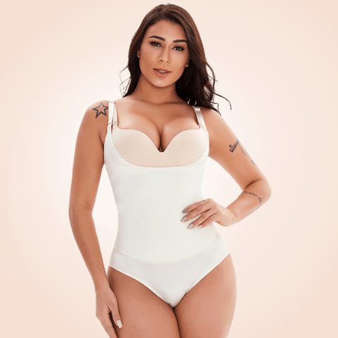 Curvypower | Australia bodysuit Nude / S Open Gear Belly Lift Body Shapewear