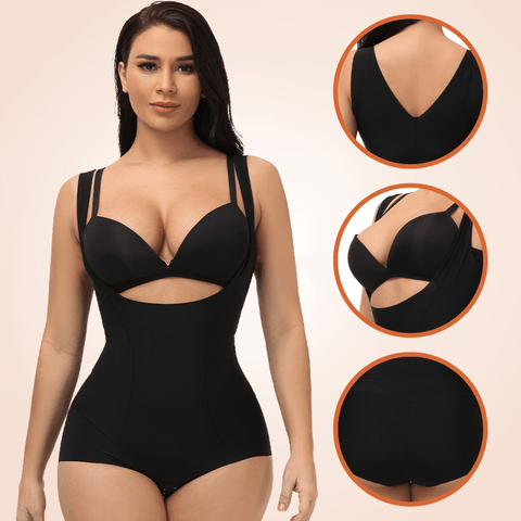 Curvypower | Australia bodysuit Seamless One-Piece Low Back Shapewear For Women