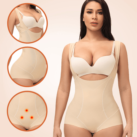 Curvypower | Australia bodysuit Seamless One-Piece Low Back Shapewear For Women