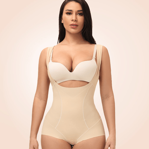 Curvypower | Australia bodysuit Seamless One-Piece Low Back Shapewear For Women