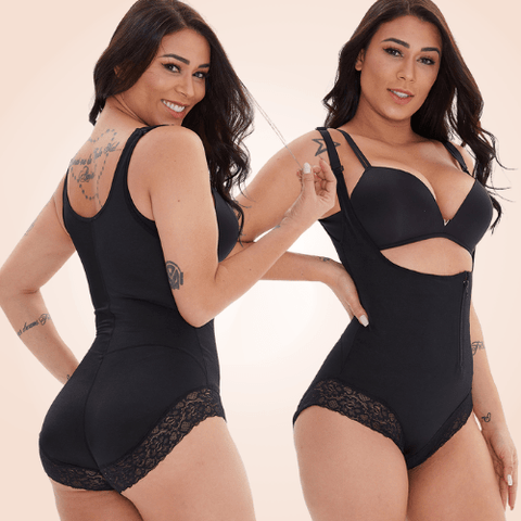 Curvypower | Australia bodysuit Women's Cross Border Shapewear Rubber Bodysuit