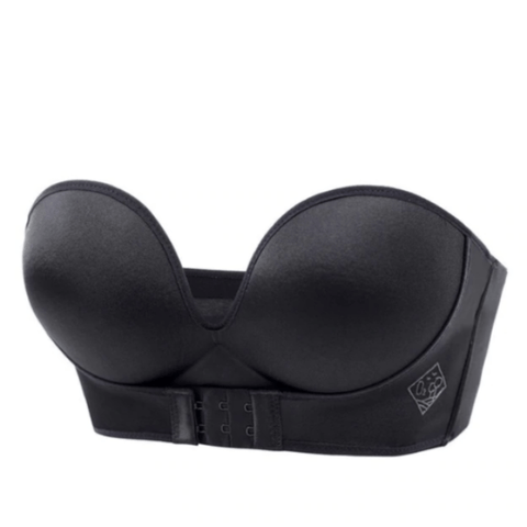 Curvypower | Australia Bras Women's Invisible Sexy Push-Up Bra Strapless with Front Buckle