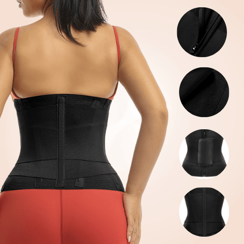 Curvypower | Australia Corset Waist Heat Up Bust Lifter Cincher Velcro Zipper Shaper