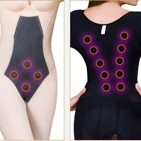 Curvypower | Australia Full Length Open-Bust Slimming Bodysuit for Women