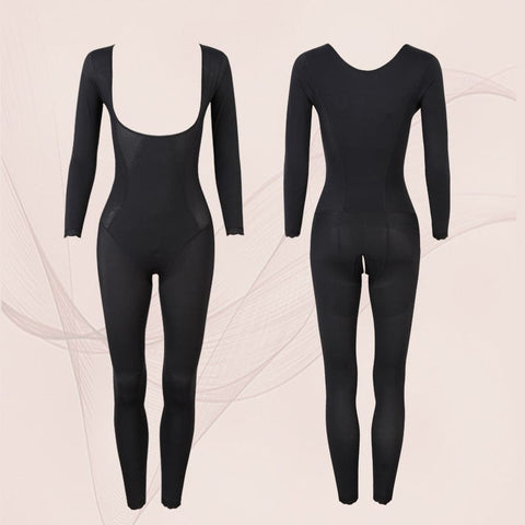 Curvypower | Australia Full Length Open-Bust Slimming Bodysuit for Women