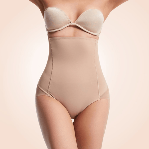 Curvypower | Australia High Waist Underdress Panty Body Sculpting Shapewear Mesh Back Panty