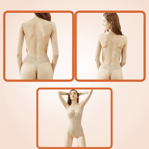 Curvypower | Australia Invisible Backless Slimming Thong Full Bodysuit