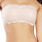 Curvypower | Australia Invisible Floral Lace Tube Top Strapless Padded Bra