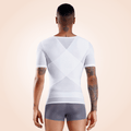 Curvypower | Australia men shaper Waist and Back Vest Compression Shirt Slimming Body Shaper