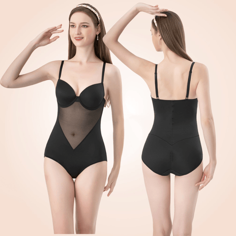 Curvypower | Australia One-Piece Mesh Suspender Underwear