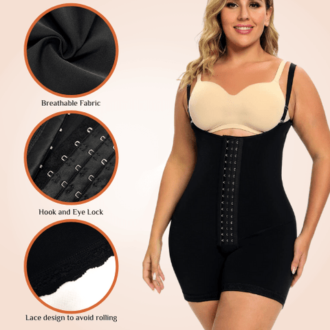 Curvypower | Australia Plus Size Mesh One Piece Body Shapewear