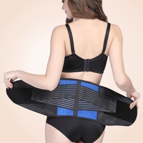 Curvypower | Australia sauna waist trainer Neoprene Double Pull Lumbar Adjustable Low Back Waist Support Belt