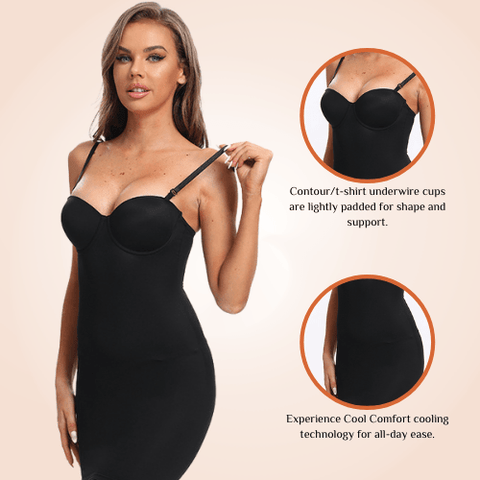 Curvypower | Australia Sculpting Under Slip Bridal Shapewear Dress