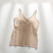 Curvypower | Australia Shirts & Tops Beige / S Spaghetti Straps Padded Camisole with Built-In Padded Bra Tank Tops