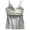 Curvypower | Australia Shirts & Tops Gray / S Spaghetti Straps Padded Camisole with Built-In Padded Bra Tank Tops