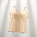 Curvypower | Australia Shirts & Tops Nude / S Spaghetti Straps Padded Camisole with Built-In Padded Bra Tank Tops