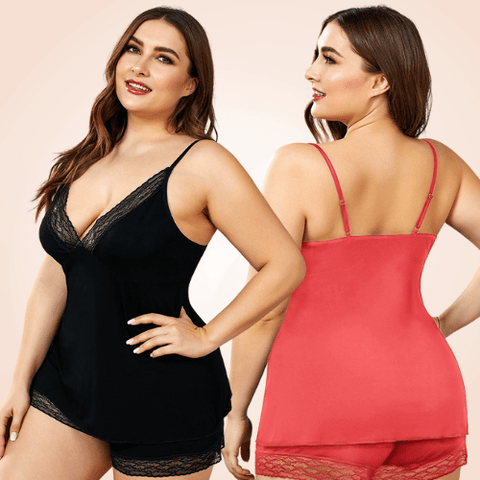 Curvypower | Australia Sleepwear & Loungewear Plus Size Sexy Lace Lingerie Sleepwear
