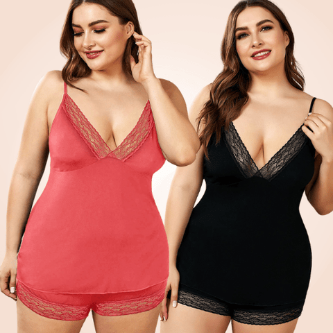 Curvypower | Australia Sleepwear & Loungewear Plus Size Sexy Lace Lingerie Sleepwear