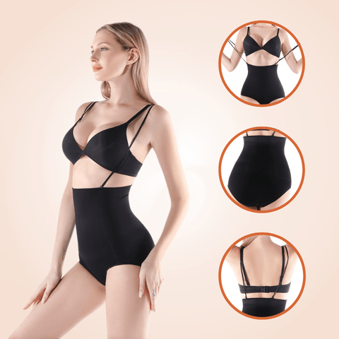 Curvypower | Australia Ultra High Waist Thin Strap Bodysuit