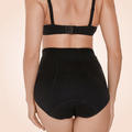 Curvypower | Australia Underwear Vintage Style Black Seamless Leak Proof High Waist Panty