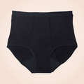 Curvypower | Australia Underwear XS Vintage Style Black Seamless Leak Proof High Waist Panty