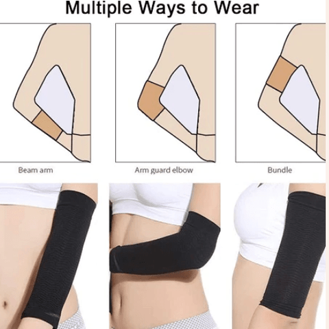 CurvyPower | Be You ! Shorts Compression Thermal Arm Shaper Sleeves