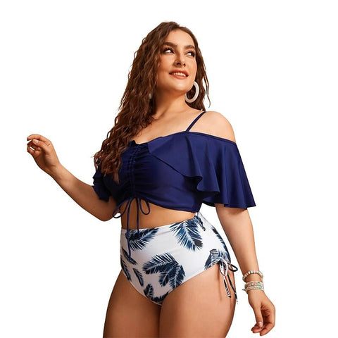 CurvyPower | Be You ! Swimwear Plus Size Sexy Swimwear Bikini Set For Women